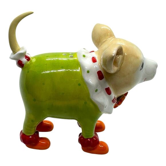 Patience Brewster Krinkles Chihuahua & Boston Terrier Salt & Pepper Shakers - Picture 13 of 14